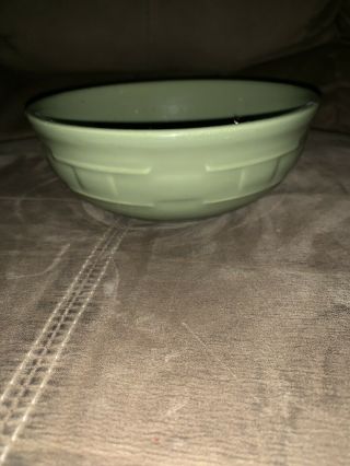 Longaberger Woven Traditions Sage Green 7 Inch Bowl
