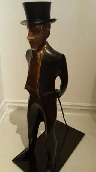 Harry Marinsky Bronze Sculpture Of An Opera Man Large 29 Inches High