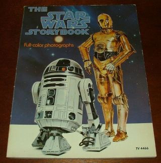 Vtg The Star Wars Storybook 1978 Scholastic Paperback Full Color Photographs
