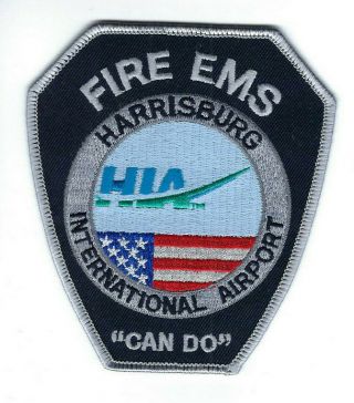 Harrisburg International Airport Hia Pa Pennsylvania Fire Ems Dept.  Patch -
