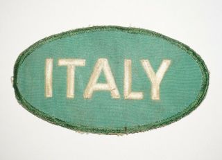 Italy Italian Pow Patch Us Army Patch Wwii C1093