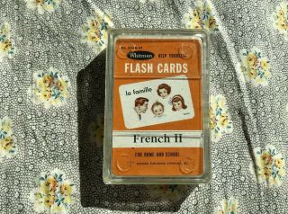 1962 Whitman French Flash Cards