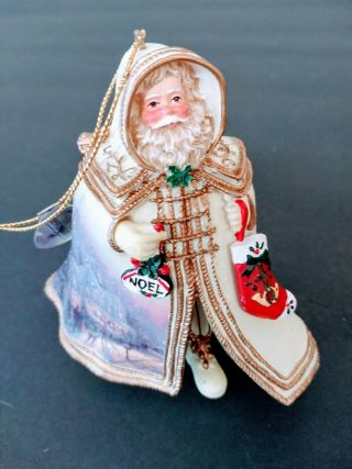Thomas Kinkade Old World Santa Ornament