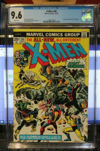 X - Men 96 Cgc 9.  6 1st App Moira Mactaggert Marvel 1975