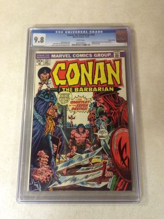 Conan The Barbarian 33 Cgc 9.  8 Top Graded,  Suscha News Pedigree,  White Pages