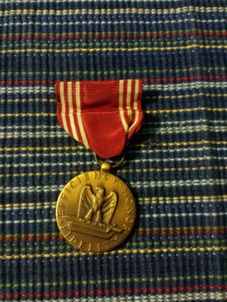 Vintage Us Army Wwii Good Conduct Medal
