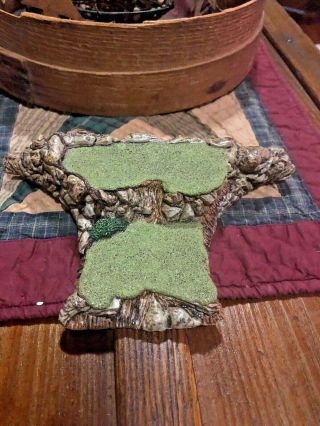 Wee Forest Folk Display Read Estate " Rock And Grass Connector " (b)