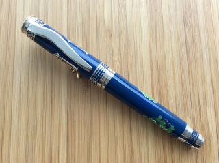OMAS THE TRIP OF PHOENIX BLUE LIMITED EDITION 102/888 PENS BOXED RETAIL 2700 $$ 2