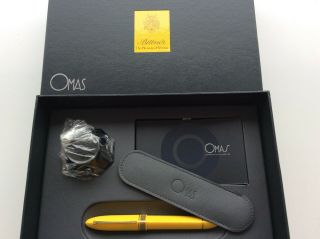 Omas 360 Yellow Bittner Edition Impossible To Find A Rarity Boxed