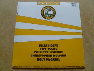 Dope Julian Cope Rsd 2017 Maxi 12 " Environmental Studies Vinyl Record