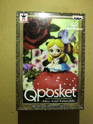 Q Posket Disney Characters Petit Alice Figure Banpresto Qposket From Japan