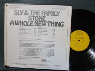 Sly & the Family Stone - A Whole Thing - Epic 1967 Vinyl LP Ex,  /N/M 2