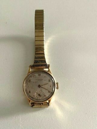 Vintage 1951 International Watch Company 18k Solid Yellow Gold Ladies Watch