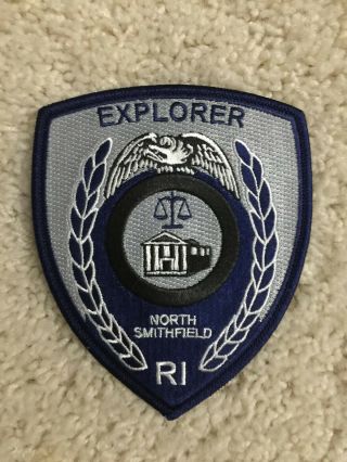 North Smithfield Rhode Island Police Explorer Police Patch