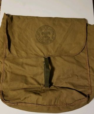Vintage York City Bsa No.  1225 Day Hike Bag Boy Scouts Of America Backpack