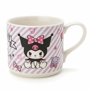 Kuromi Mug Cup Ceramic Kawaii Sanrio F/s Japan