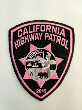 California Highway Patrol Chp 2019 Pink Patch Ca Police
