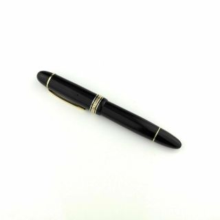 1950 ' s Celluloid Montblanc 149 Fountain Pen,  Silver Rings,  B Nib.  French Market. 2