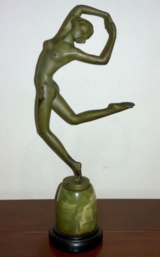Art Deco Ballerina Sculpture Signed By Josef Lorenzl (1892 - 1950)