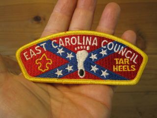 Vintage East Carolina Council Tar Heels Boy Scout Patch B1022