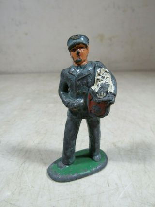 Vintage/antique Barclay Manoil Lead Toy Railroad Postman Mailman Figure