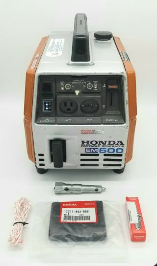 Vintage Honda Em500 Portable Generator - - 100 Complete With