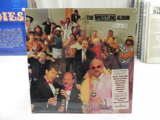 Wwf The Wrestling Album 1985 Epic Records Vinyl Lp