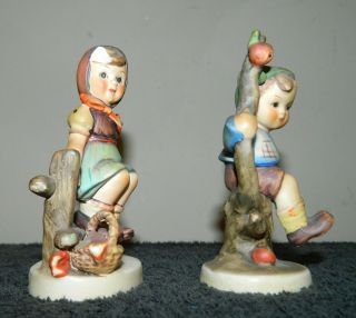 2 Hummel Figurines,  142 Apple Tree Boy 3/0 54,  & 142 3/0 Just Resting 1938 2