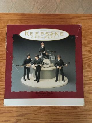 Hallmark Keepsake 1994 The Beatles Gift Set Of 5 Ornaments
