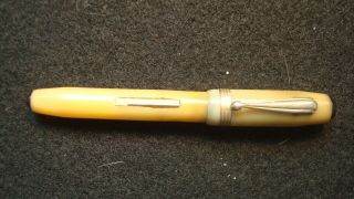 Welsharp - 14k Nib - Mini 3.  5 " Rare - Fountain Pen - Vintage Writing - Bake Lite