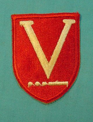 Wwii Us Army Victory Task Force V … _ Unit Patch