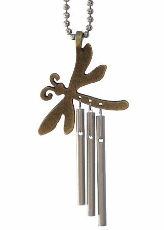 Made - In - The - Usa Aluminum And Steel Dragonfly Musical Car Chime By Jacob Sokoloff
