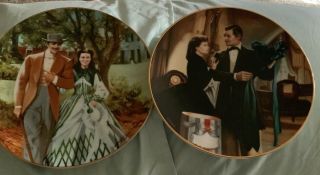 2 Gone With The Wind Decorative Plate Home To Tara And The Paris Hat.
