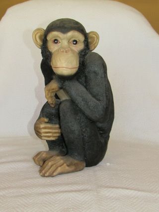 Realistic Chimpanzee Statue