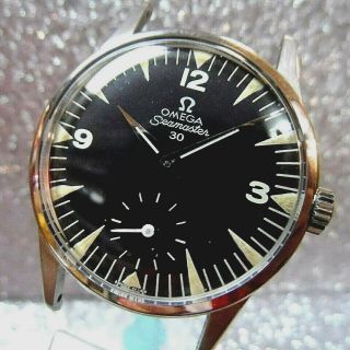 Vintage Omega Seamaster 30 Sub Second Winding Mens Watch Cal:269 2