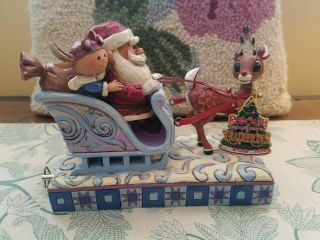 Jim Shore Rudolph Traditions 2008 Rudolph Deluxe Musical Figurine