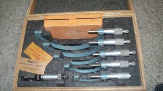 Vintage Mitutoyo Micrometer Set