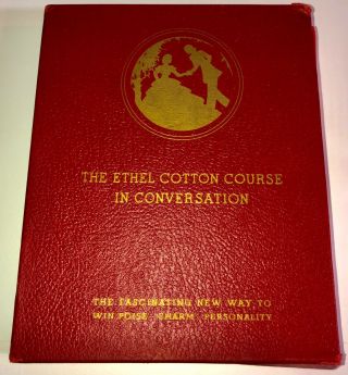 The Ethel Cotton Course In Conversation,  1962 Edition,  12 Lessons And Slip Box