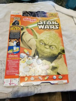Vintage 2005 Flattened Star Wars Cereal Box