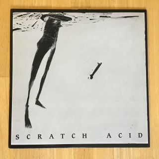 Scratch Acid S/t Vinyl Ep 12” 1984 Rabid Cat Records Rab 004