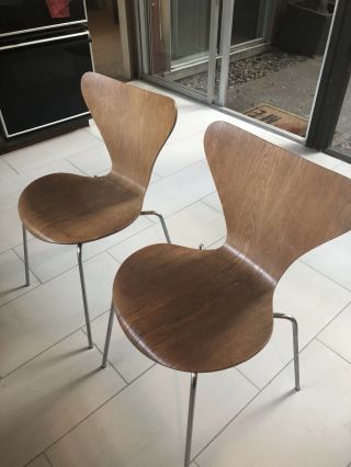 Vintage 1970 Fritz Hansen Series 7™ Chairs - Arne Jacobsen 2