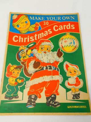 Vintage 1940s Make Your Own Christmas Cards Muriel Carlson Reuben Lilja & Co