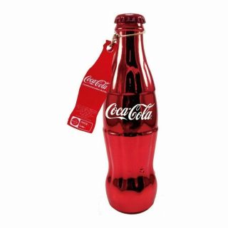 Coca Cola Red Plated Commemorative 1986 100 - Year Anniversary Bottle