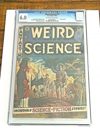 1952 E.  C.  Comics Weird Science 14 Cgc 6.  0 Sex Change Story Wally Wood Art