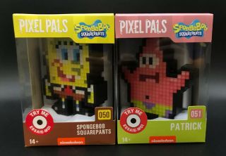 Pixel Pals - Spongebob Square Pants And Patrick Star Nickelodeon