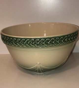 Longaberger Pottery American Craft Originals Medium Mixing Bowl In Ivy Green