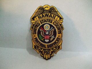 Police Patch United States Courts Pretrial Services Hawaii