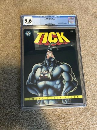 The Tick 1 Cgc 9.  6 1988 - England Comics - Ben Edlund