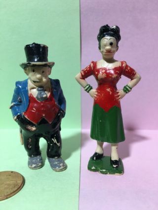 Marx Plastic Figures Bringing Up Father Newspaper Comic Characters Holland