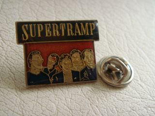 Vintage Pin Supertramp Rock Band Badge 80´s